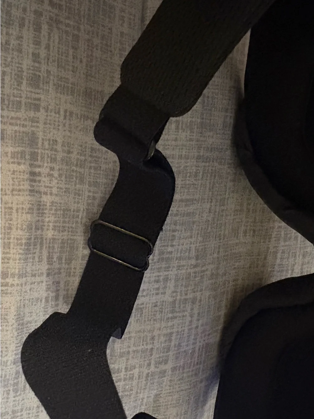 Black Breathable Mesh Sleep Mask - Unbranded Comfort Eye Mask